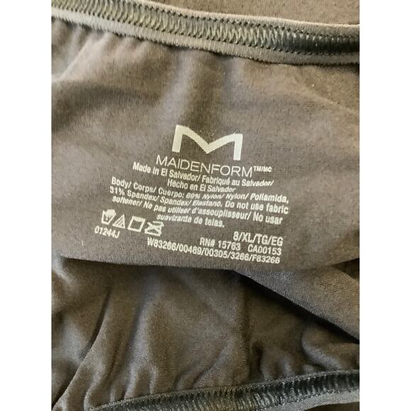 Maidenform Women's XL Black Tummy Control Cami Long Tank Top Shapewear G32-6 - Picture 10 of 10